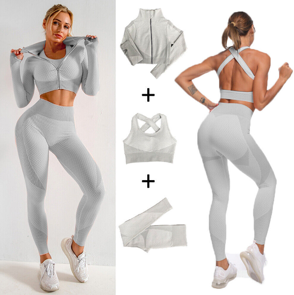 Ženski sivi sportski set od ShopStyle.hr
